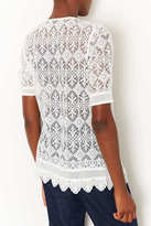 Thumbnail for your product : Topshop Scallop Lace Kimono Jacket