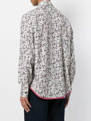Lanvin abstract print casual shirt