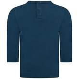 Thumbnail for your product : BOSS KidsBaby Boys Blue Cotton Logo Top