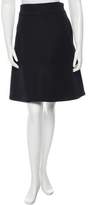 Thumbnail for your product : Stella McCartney Wool Knee-Length Skirt