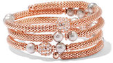 Thumbnail for your product : New York and Company Glittering Mesh Coil Bracelet