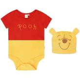 Thumbnail for your product : Disney BabyWinnie The Pooh Bodysuit With Hat
