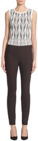 Thumbnail for your product : St. John Scuba Stretch Cropped Leggings