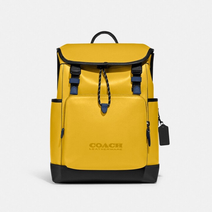 Coach League Flap Backpack In Colorblock ShopStyle