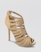 Thumbnail for your product : Sam Edelman Peep Toe Caged Platform Evening Sandals - Eve High Heel