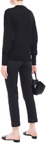 Thumbnail for your product : Brunello Cucinelli Bead-embellished Cashmere And Silk-blend Sweater
