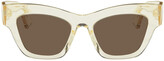 Thumbnail for your product : Han Kjobenhavn Off-White Jenali Sunglasses