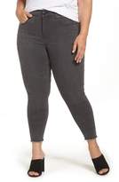 Thumbnail for your product : Melissa McCarthy Star Embroidered Fray Hem Pencil Jeans