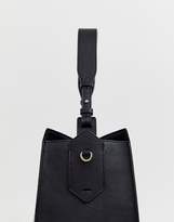 Thumbnail for your product : Emporio Armani Shoulder Bag in Pewter and Blac
