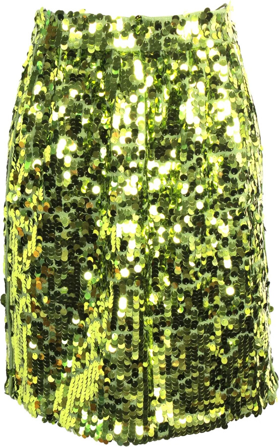Women's Green Sequin Skirts ShopStyle