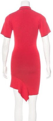 Stella McCartney Rib Knit Short Sleeve Dress