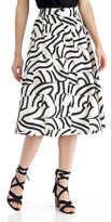 Thumbnail for your product : Sole Society Printed Midi Skirt