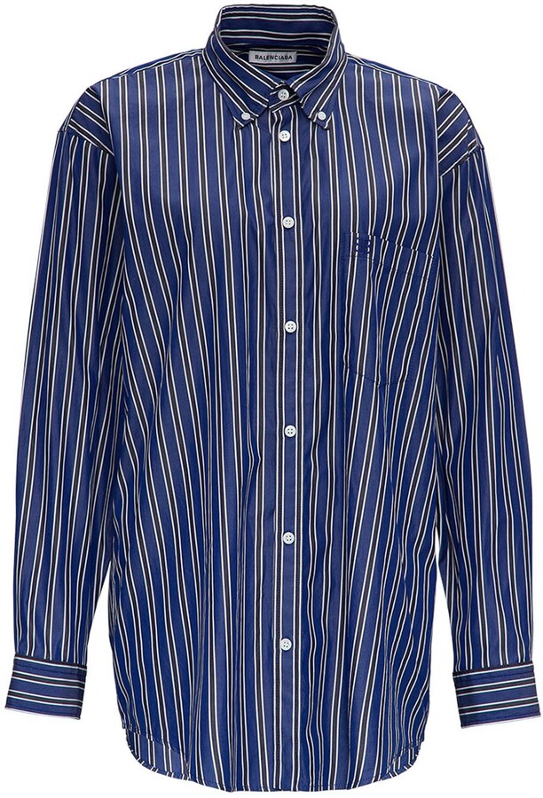 balenciaga poplin shirt