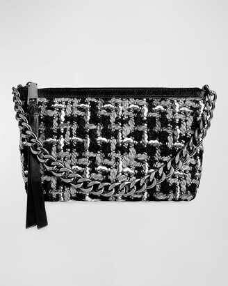Rebecca Minkoff Edie Textured Zip Crossbody Bag