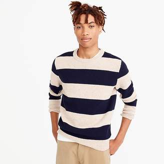 J.Crew Lambswool crewneck sweater in stripe