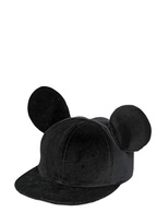 Thumbnail for your product : Federica Moretti Tito Ears Cotton Velvet Baseball Hat