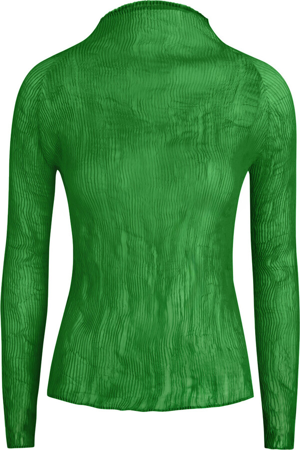 Issey Miyake Pleated Chiffon top