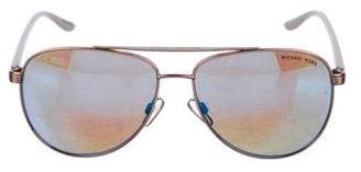Michael Kors Reflective Aviator Sunglasses