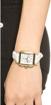 Thumbnail for your product : Michele 18mm Saffiano Leather Watch Strap