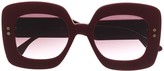 Thumbnail for your product : Bottega Veneta Oversized-Frame Sunglasses