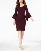 Calvin klein bell sleeve sheath dress regular & petite sizes list