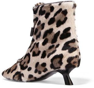 Tom Ford Leopard-print Calf Hair Ankle Boots - Leopard print