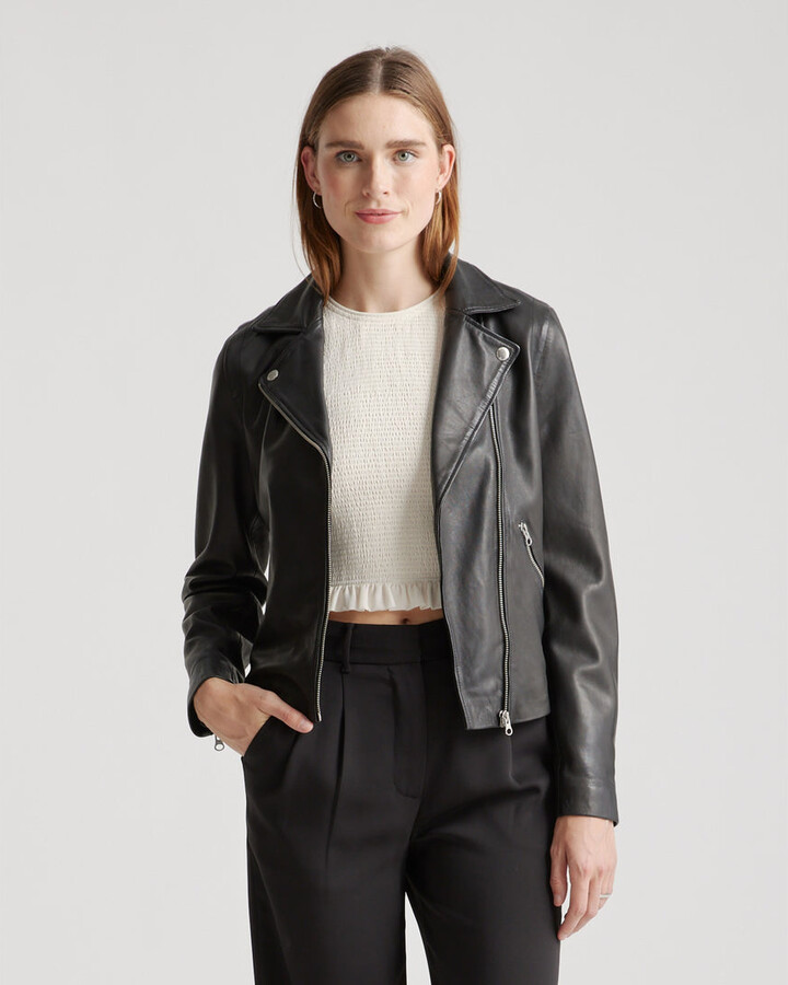 Leather Biker Jacket | ShopStyle