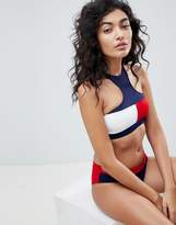 Thumbnail for your product : Tommy Hilfiger Crop Top Bikini Top