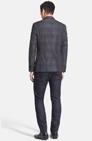 Thumbnail for your product : HUGO 'Adris' Extra Trim Fit Plaid Sportcoat