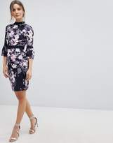 Thumbnail for your product : Paper Dolls floral flute sleeve dress
