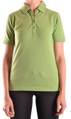 Emporio Armani Women's Green Cotton Polo Shirt