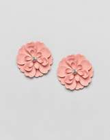 Thumbnail for your product : ASOS Matte Jewel Flower Stud Earrings