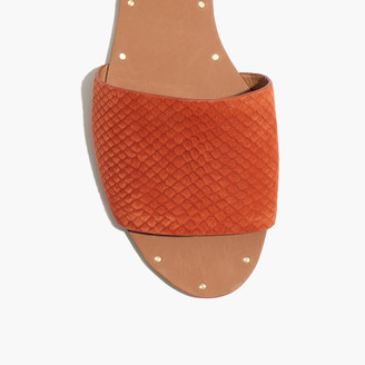 Madewell The Thea Sandal in Embossed Leather