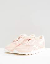 Thumbnail for your product : Reebok Classic Nylon Trainers In Peach