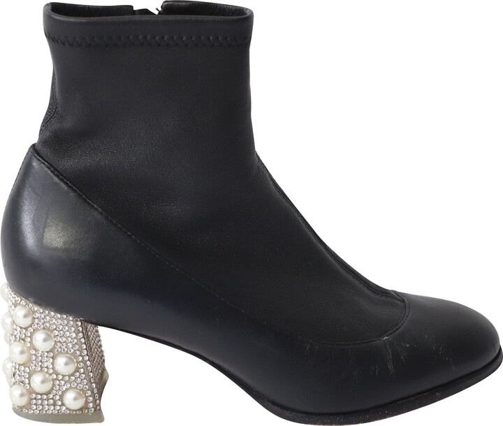 Sophia Webster Zadie Leather Boots - ShopStyle