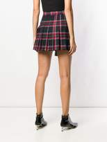 Thumbnail for your product : Liu Jo embellished tartan pleated skirt