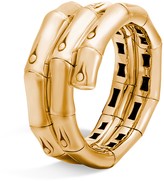 Thumbnail for your product : John Hardy 18K Gold Bamboo Double Coil Ring