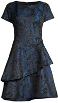 Thumbnail for your product : Shani Tiered Jacquard Dress