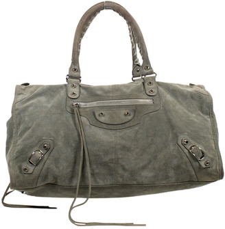 Balenciaga City Green Suede Handbags - ShopStyle Bags