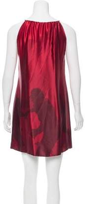 Nili Lotan Digital Print Silk Dress