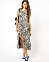 Thumbnail for your product : Sauce Printed Hi-Low Dress