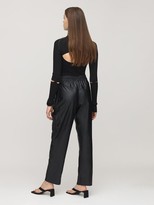 Thumbnail for your product : Koché High Waist Faux Leather Pants