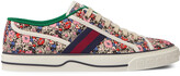 Thumbnail for your product : Gucci Tennis 1977 Webbing-Trimmed Logo-Jacquard Canvas Sneakers