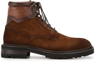 mens leather lace up boots australia