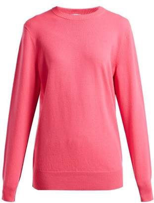 Helmut Lang Crew Neck Cashmere Sweater - Womens - Pink