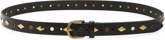 Isabel Marant Zap Studded Leather Belt