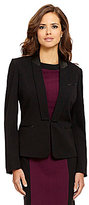 Thumbnail for your product : Gianni Bini Layla Faux-Leather-Trimmed Ponte Jacket