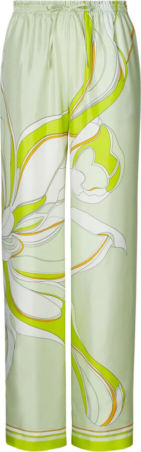 Tory Burch Printed Silk Pants