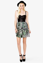 Thumbnail for your product : Forever 21 Faux Leather Scarf Print Dress