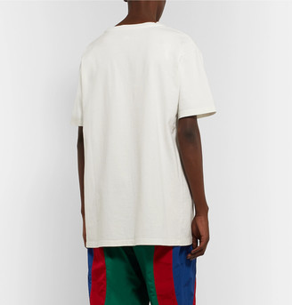 Gucci Oversized Logo-Print Cotton-Jersey T-Shirt